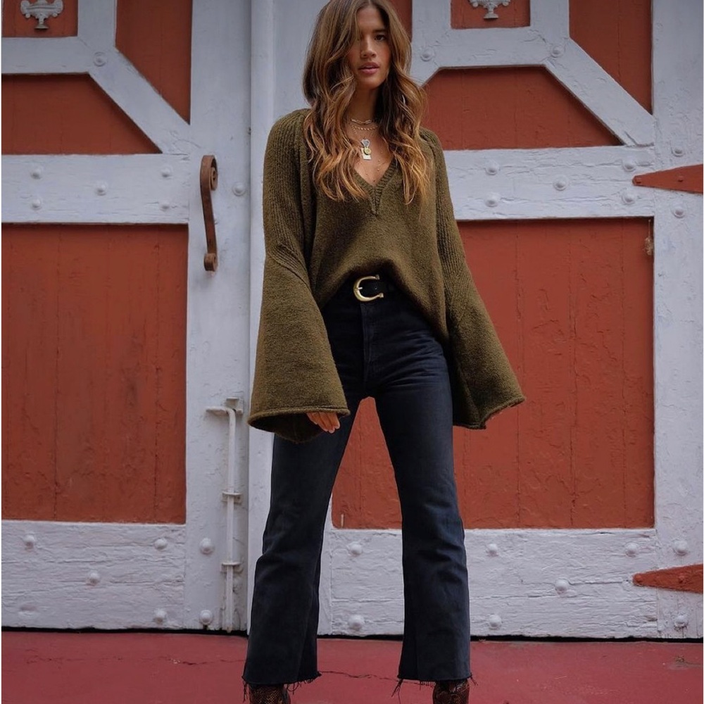 free people | bell sleeve sweater